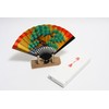 Hasegawa Kyoto Fan, Decorative Fan, Black Dyed Bone Fan Stand,