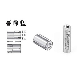 Amana Tool - RB-164 High Precision Steel Router Collet Reducer 6mm Overall Dia x 3mm Inner