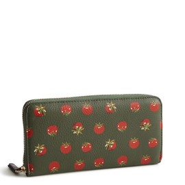Vera Bradley Women's Leather Continental Wallet - Colour: Tiny Tomatoes