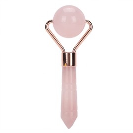 Rose Quartz Face Roller Massager Skin Tightening Lifting AntiWrinkle Facial Massager