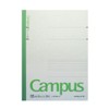 Kokuyo No-3CBN-G Campus Notebook, B5, B Ruled, 30 Sheets, Green