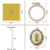 ZOCONE - Paquete de 4 kits de collar de bordado,