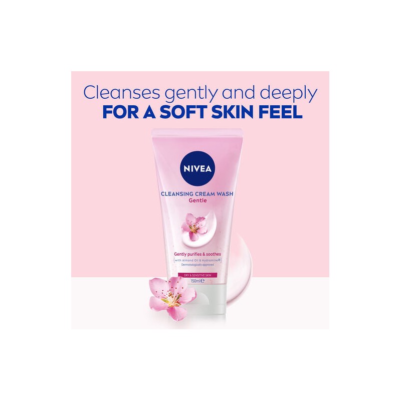 Nivea Daily Essentials Gentle Cleansing Cream Wash 150mL