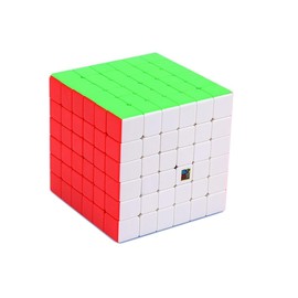 XMDCuber MOYU Meilong 6x6 V2 Speed Cube Stickerless, Meilong 6 Upgraded Version 6x6x6 Magic Cube