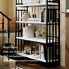 BUZUEY 6 Tier Bookshelf,72in Tall Bookcase for CDs/Movies/Books, Home Office