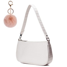 Camilife Retro Umhängetasche Tasche,90er Jahre Umhängetasche Damen,mit schickem Krokoprägung-Druck Crossbody Tasche,Damen Schultertasche,Frau Vintage Shoulder Crossbody Handtasche