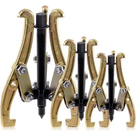 Vmingo Extractor de Rodamiento Engranes Polea Cojinete Multiuso 3 Mordaza Mandíbula Reversible Extracción Engranajes (4 Pulgadas)