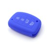 LIGHTKOREA 4 Button Remote fob Smart Key Chain Silicone Case