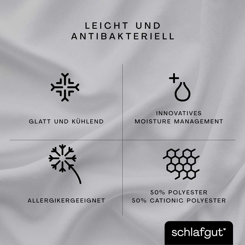 schlafgut Cool Contact Microfibre Fitted Sheet up to 100 x