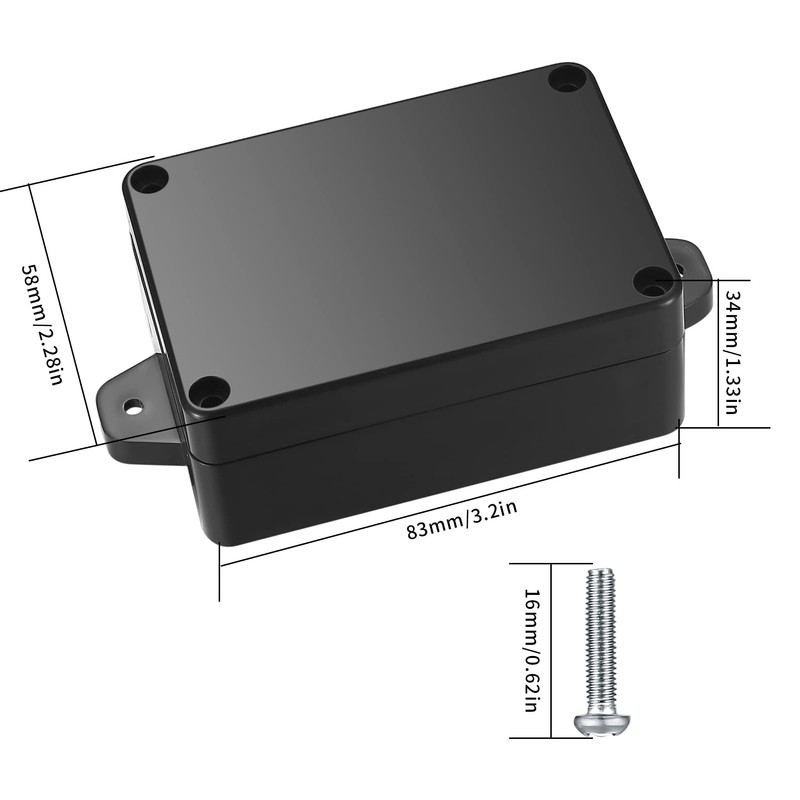Pack of 4 Junction Boxes, Waterproof IP65, Outdoor Junction Box,