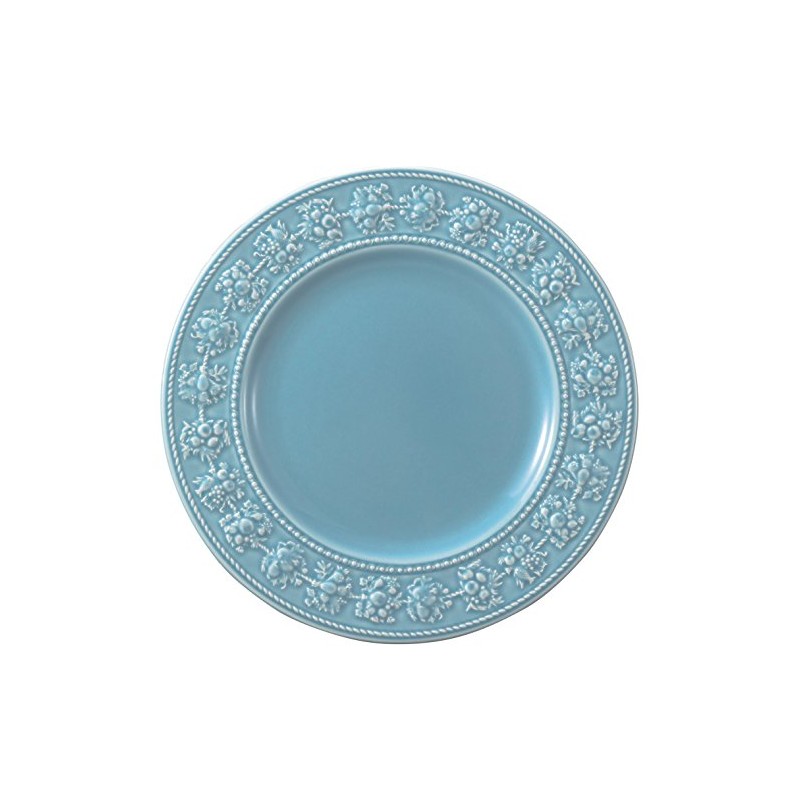 Wedgwood 58950101041 Festivity Blue Plate, 10.6 inches (27 cm), Wedding