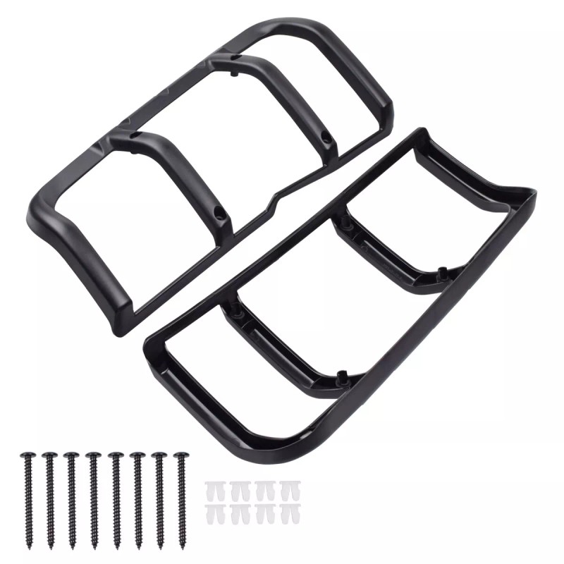 Feiteplus Land Rover Rear Tail Light Lamp Guards Set Pair
