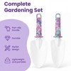 Tazoueoo 10-Piece Garden Tool Set with Sturdy Carrying Case –