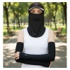 3pcs Mangas Elasticidad Protectora Uv Y Máscara Sombrero Sol