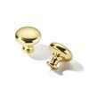 Khtumeware 10 Pack 1-1/4 inch(32mm) Polished Brass Cabinet Knobs -