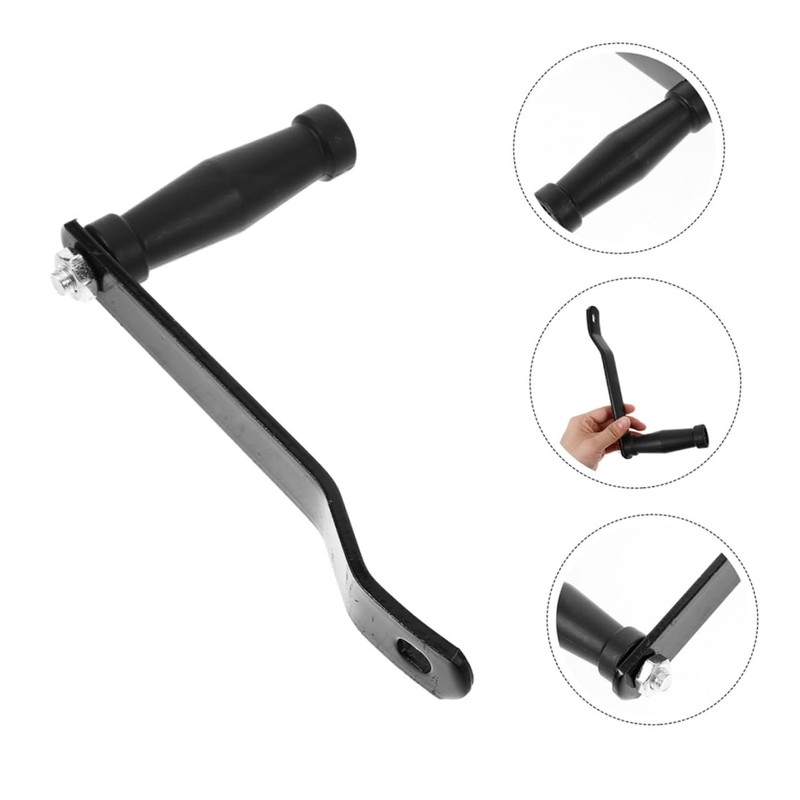 VILLFUL Trailer Hand Winch Handle Replacement Iron Crank for Boat
