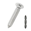 #8 x 1-1/2" Flat Head Wood Screws 50 Pcs 18-8