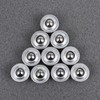 VILLCASE 10pcs Stainless Steel Ball Transfer Bearing Casters Universal Base