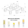 AMZASA Modern Crystal Chandelier,Gold Semi Flush Mount Ceiling Light Antique