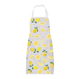 Lemon Aprons for Women with Pockets Lemon Lovers gifts Italian Chef Apron Summer Lemon Kitchen Gardening Home Apron (24712 Lemon Apron)