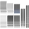35-Piece Professional Jigsaw Blades Set, 8 Models Saw Blades, Jigsaw,
