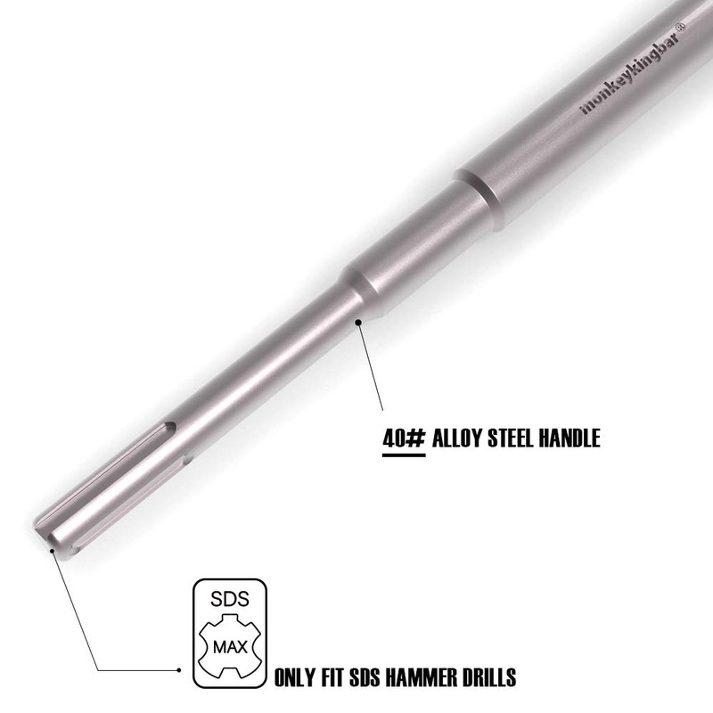 Monkey King Bar-Sds Max Bits Floor Scraper 6"X25" Tile Tools