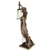 Veronese Justitia Goddess of Justice Bronzed Figurine 21 cm Bronzed