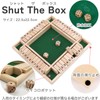 A'sTool Shut the Box Board Game, Jackpot Game, Addition, Brain