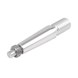 X AUTOHAUX Car Tow Hook Rod Bumper License Plate Mounting Screw Silver for Lancer