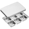 Alipis Stainless Steel Ice Cube Mold - 6 Slot Metal
