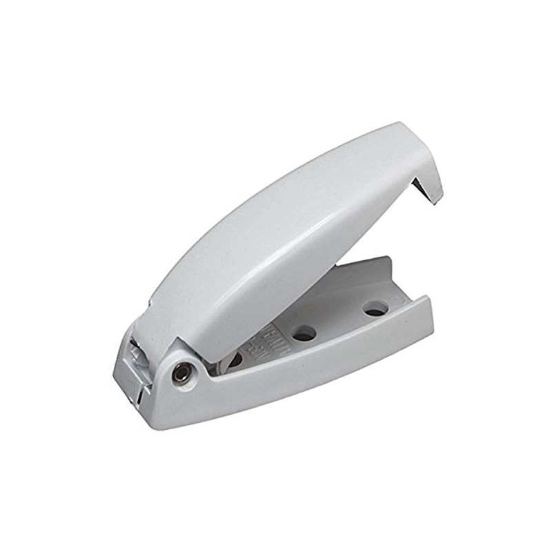 RV Designer E211, Plastic Rounded Baggage Door Catch, White, 2