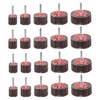 Mixiflor 20 Pcs 5 Sizes 60/80/120/240 Grits Abrasive Flap Wheel