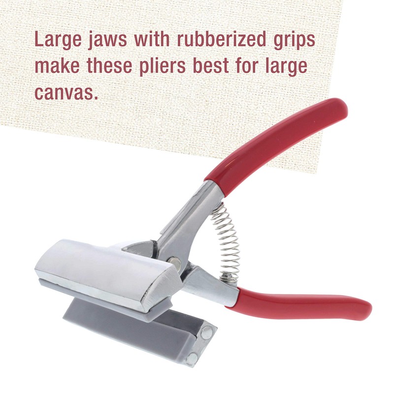 US Art Supply Professional Extra Wide Canvas Pliers 4-3/4 inch