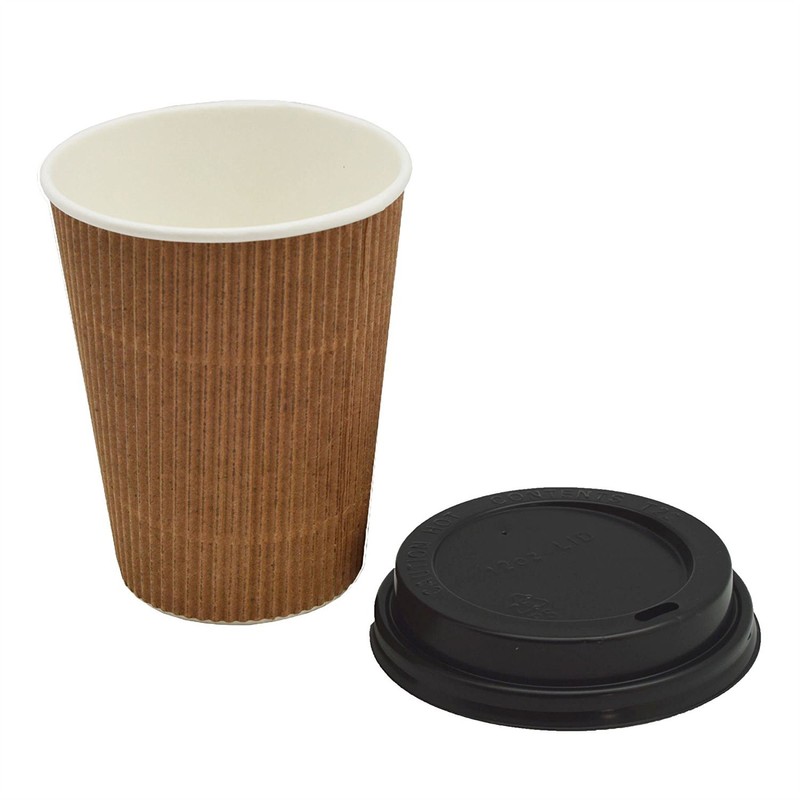 We Can Source It Ltd - 12oz. Brown Kraft Ripple