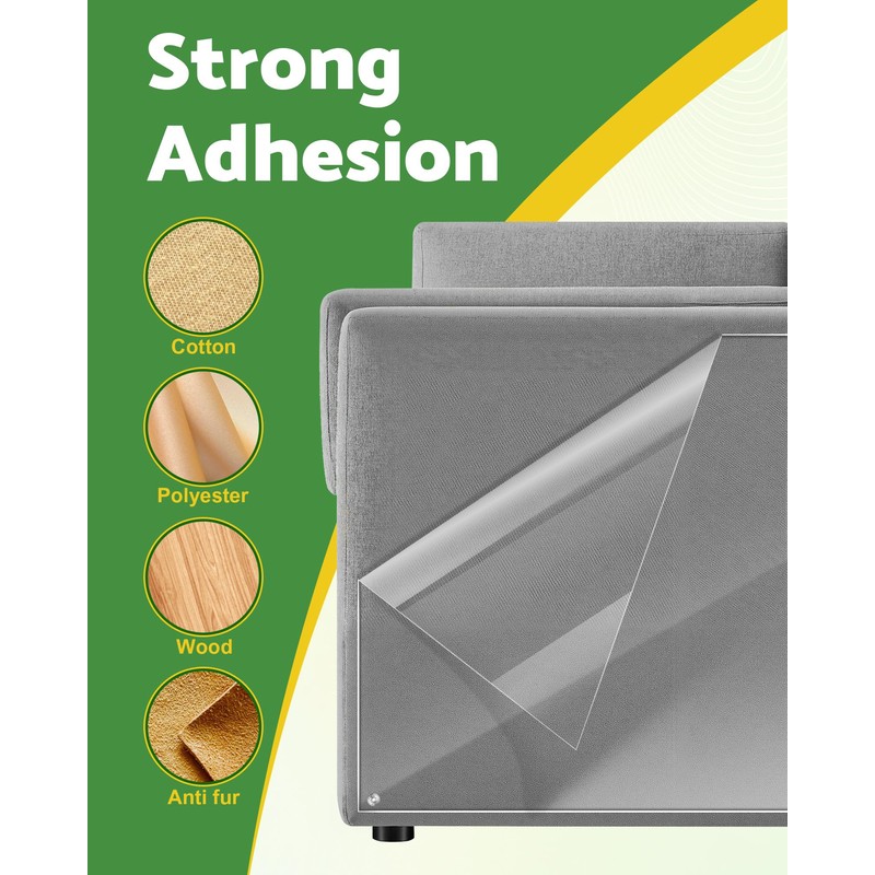 Gimars Transparent Cat Scratching Mat, 20 x 500 cm