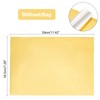 SUPERFINDINGS 50 Sheets Toner Reactive Foil 11.42x7.3in Rectangle Metallic Transfer
