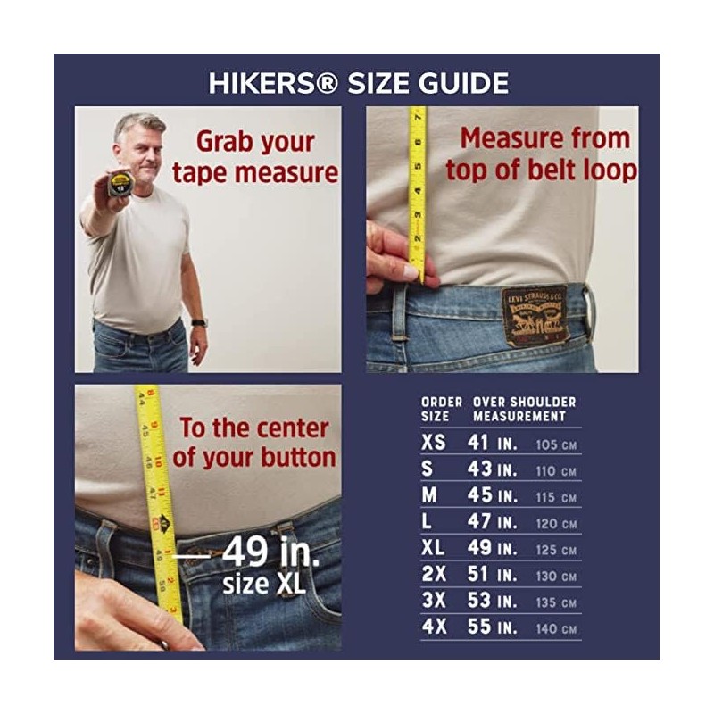 HIKERS - Upfitter Hidden Suspenders for Men Under Clothes -