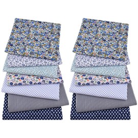 FAIRYGATE Fabrics for Sewing Patchwork Patterned Printed Fabric 100% Cotton Quilting Fabric Used in Tailoring Kits and Accessories Assorted Colour C0511