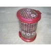 Decorative 6.5 L Oval Plastic Step Trash Can 12" Tall,