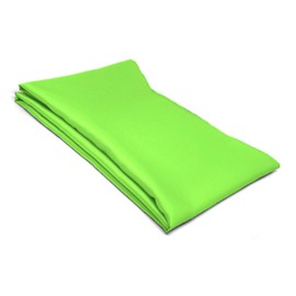 tiemart Solid Color Scarf (9" X 45", Hot Lime Green)