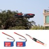 2Pcs 7.4V 1100mAh Lithium Battery with Charging Cable Fit for