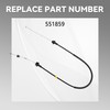 OTINUBEE 551859 LS Throttle Cable Drive By Cable Accelerator Linkage