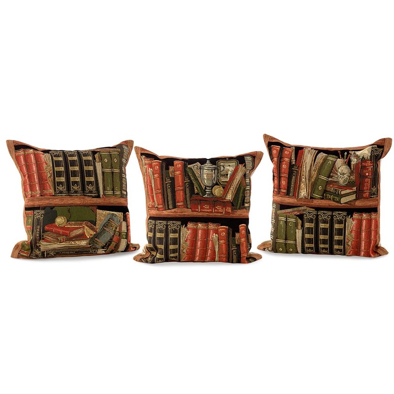 Yapatkwa Belgian Tapestries, Leather / Library Books on Shelf with