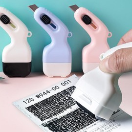 Privacy Ink Roller with Box Cutter in-Built