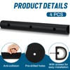 Yaocom 4 Pcs 2090616-2 20 Inch Universal Rubber Bumper Strip