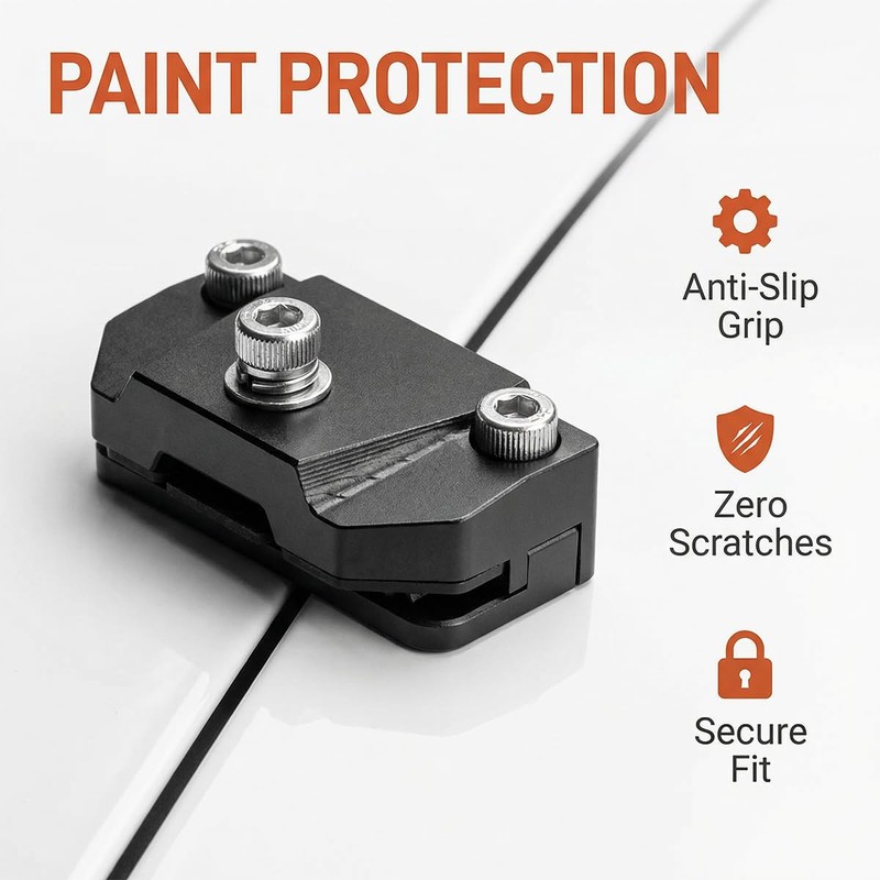 Sandfren 2PCS Car LED Light Bar Mounting Bracket, Aluminum Alloy