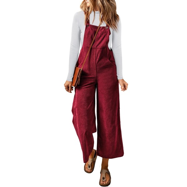 Happy Sailed Jumpers for Women Winter Fall Sleeveless Jumpsuits Wide
