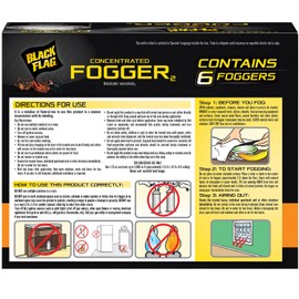 Black Flag Indoor Fogger, Pack of 6