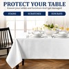 Alan Symonds White Tablecloth | 60x102 Inch (152cm x 260cm)