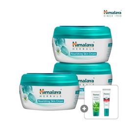 Himalaya Nourishing Moisture Cream 250ml x3 + Neem Wash 10ml Mini Lip Balm / 히말라야 너리싱 수분크림 250ml x3 + 님워시 10ml 미니립밤